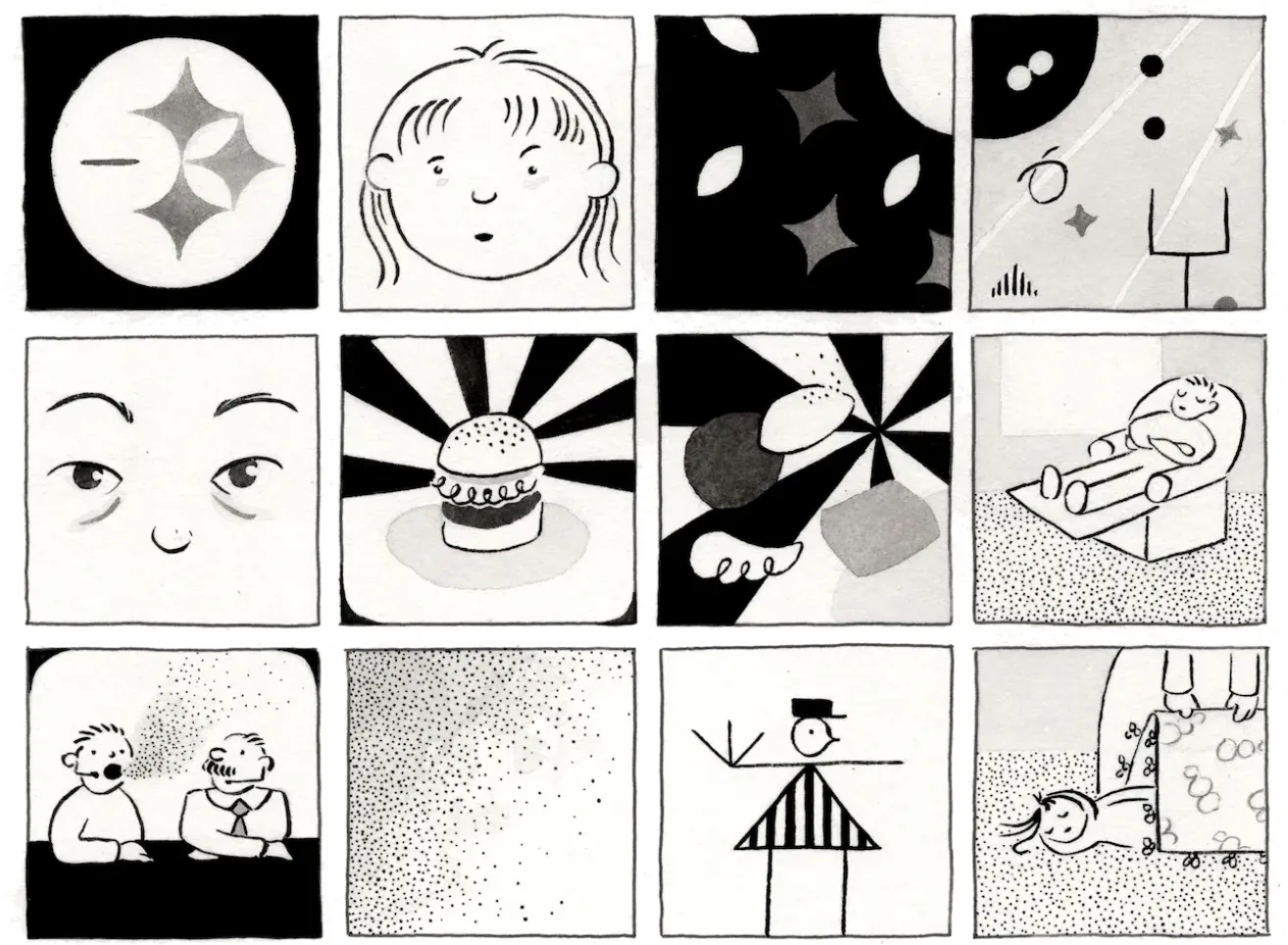 On Slippage: Selected Comics Panels preview