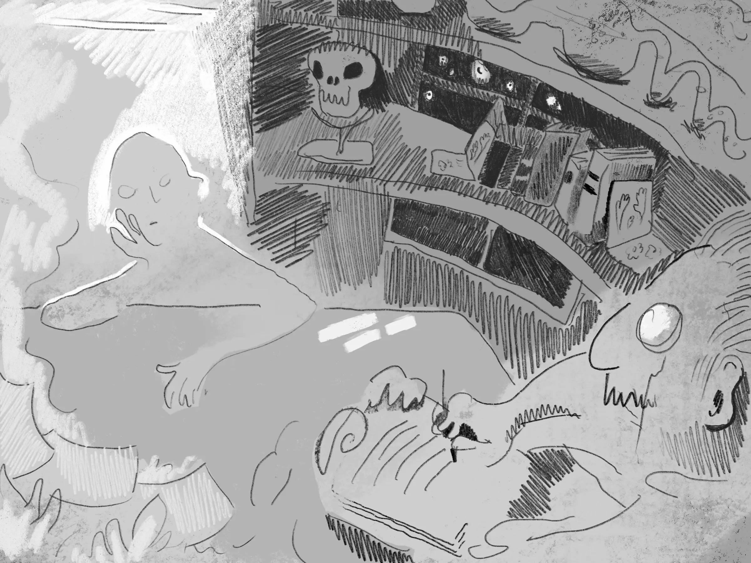 The Combat between the Professor and the Poet