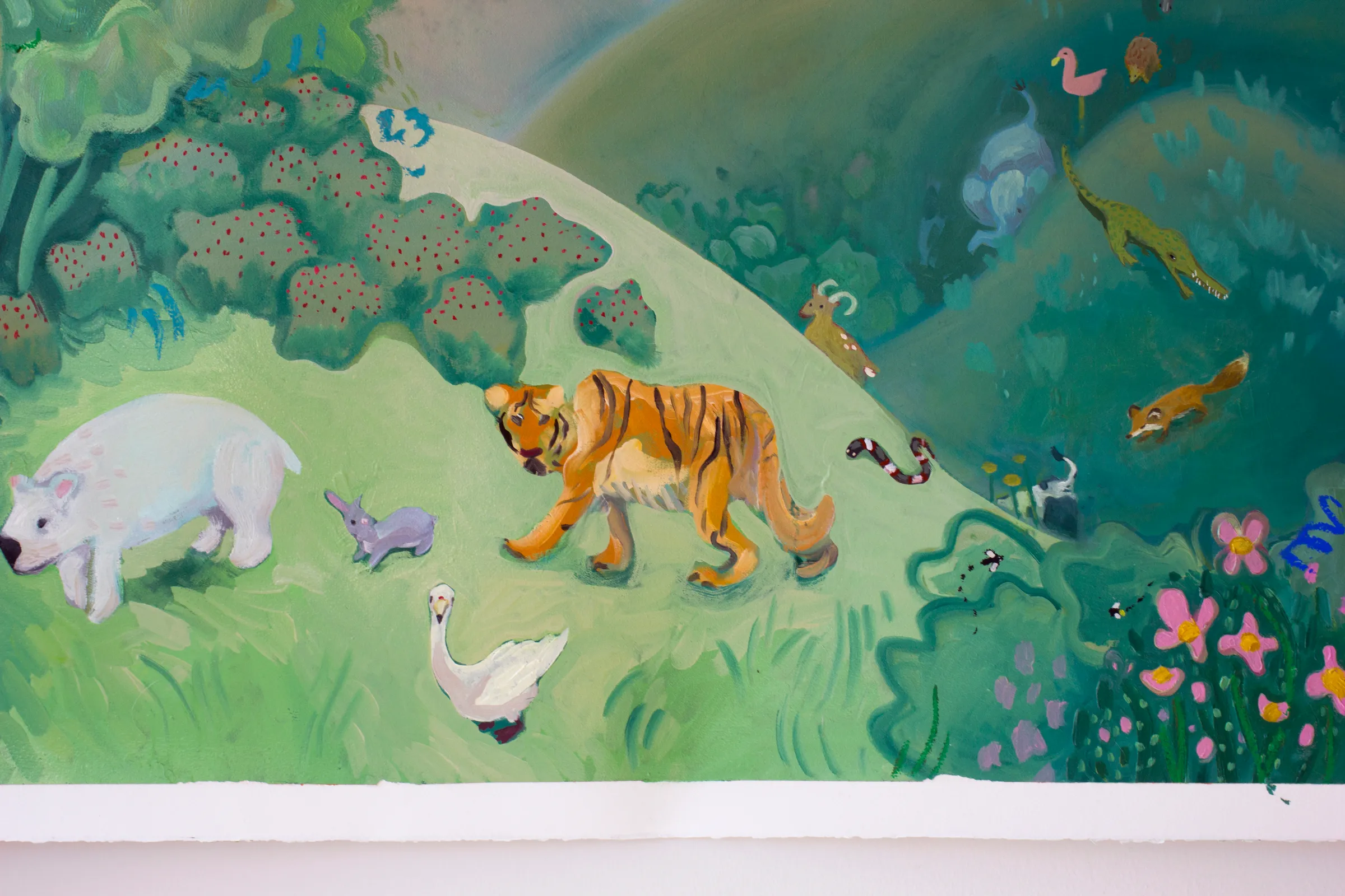 Adam Names the Animals (Detail)